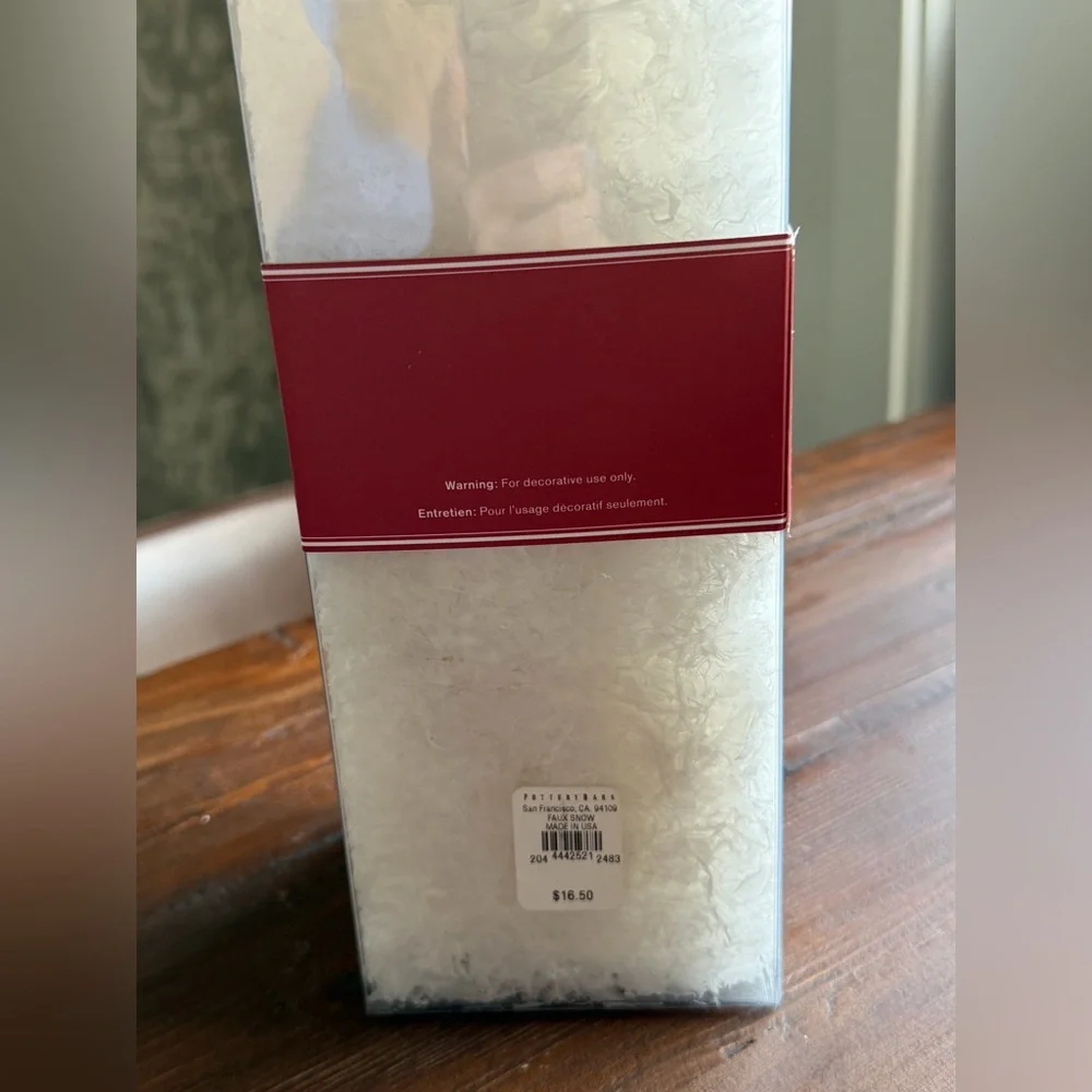 Pottery Barn Faux Snow